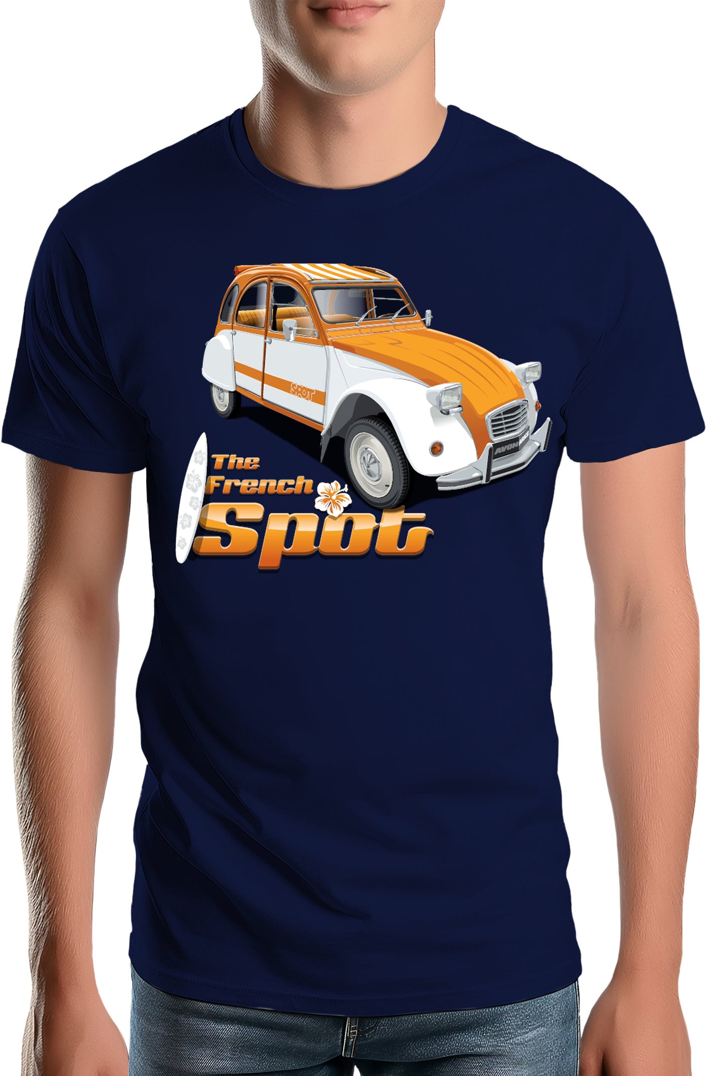 T-Shirt Homme The french spot 02 cv