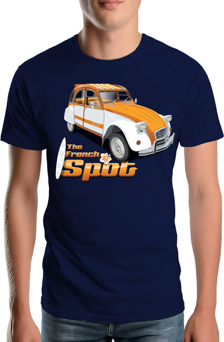 T-Shirt Homme The french spot 02 cv
