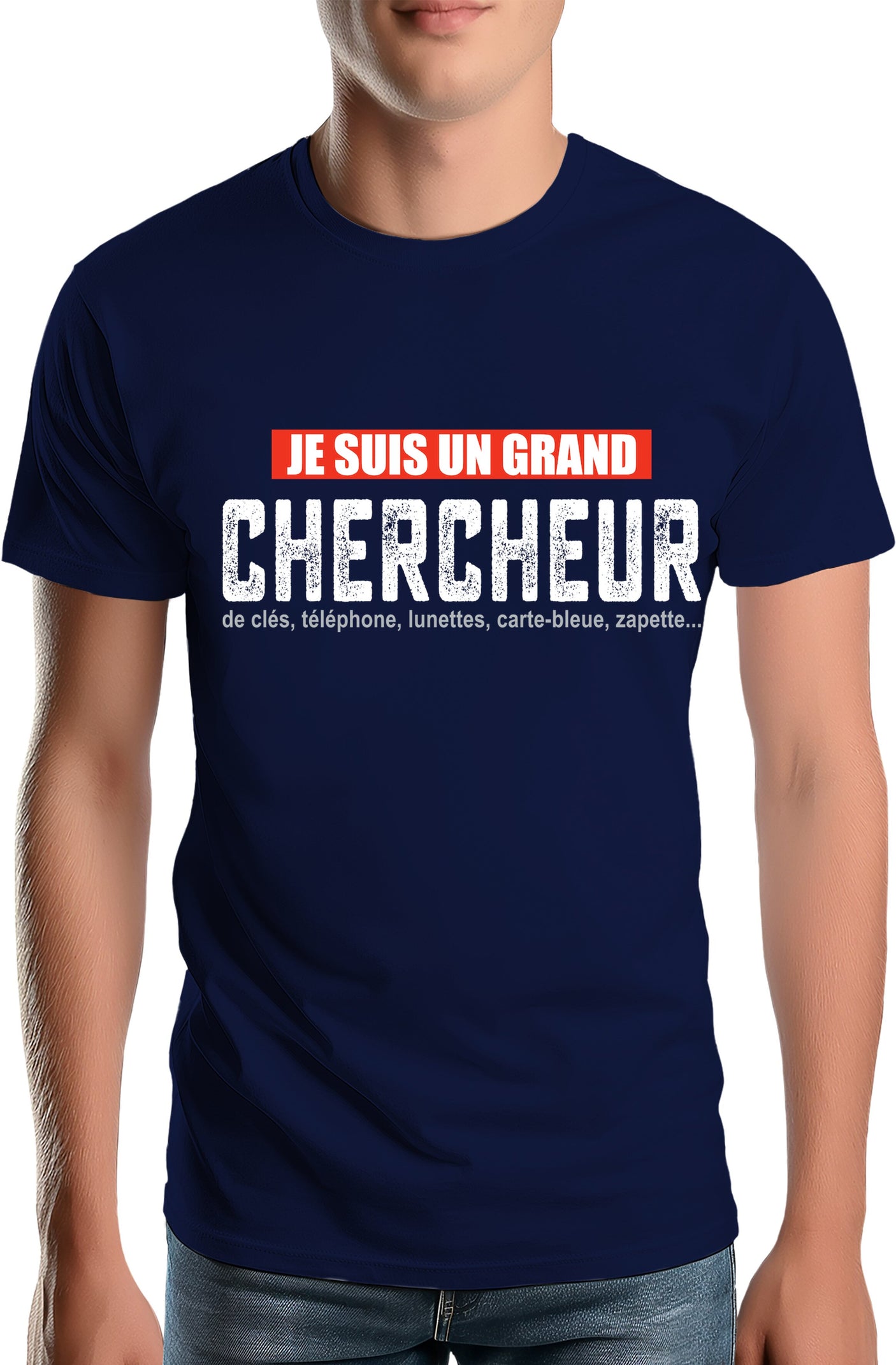 T-Shirt Homme je suis un grand chercheur ... retraite
