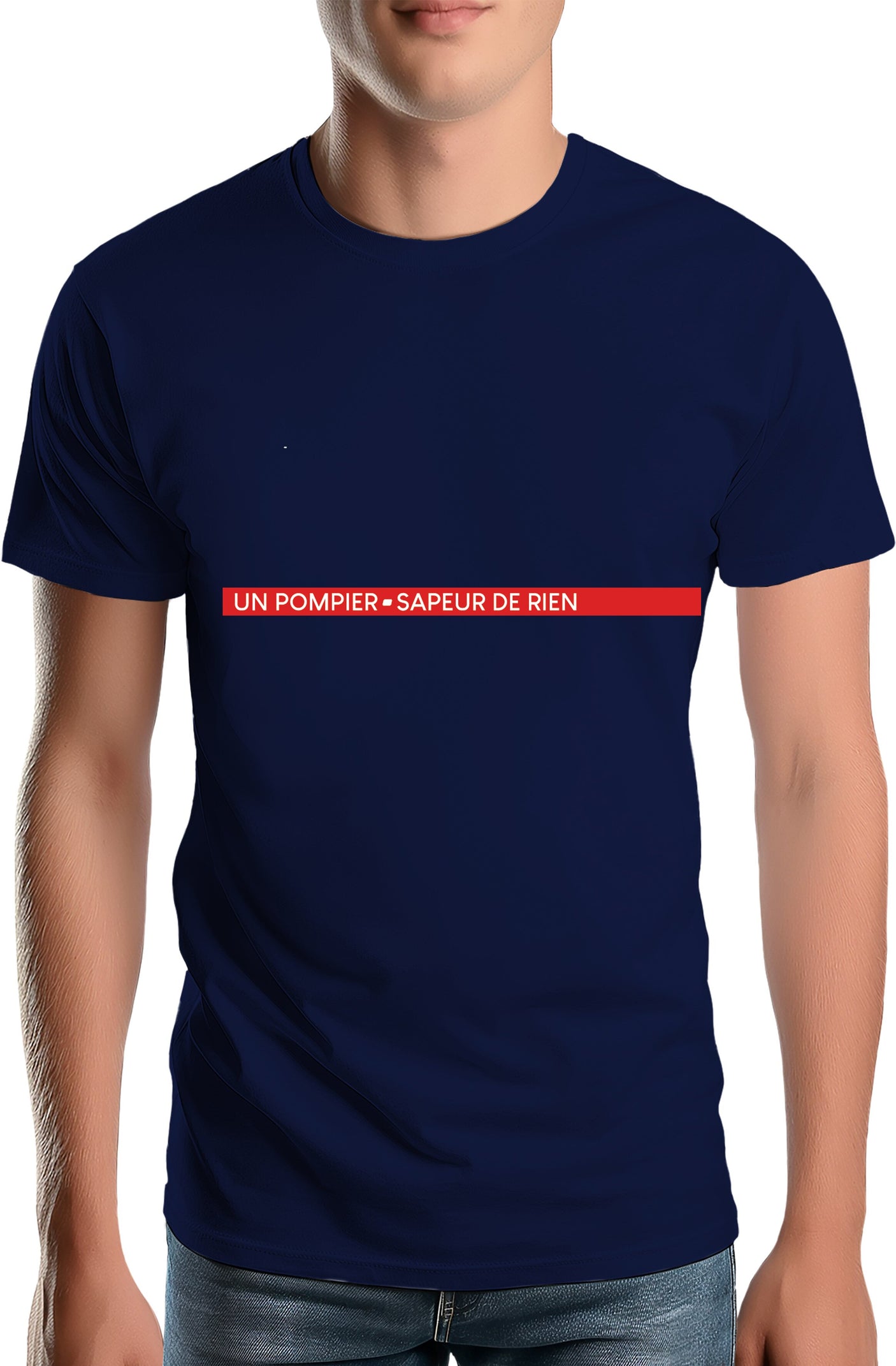 T-Shirt Homme Un pompier sapeur de rien