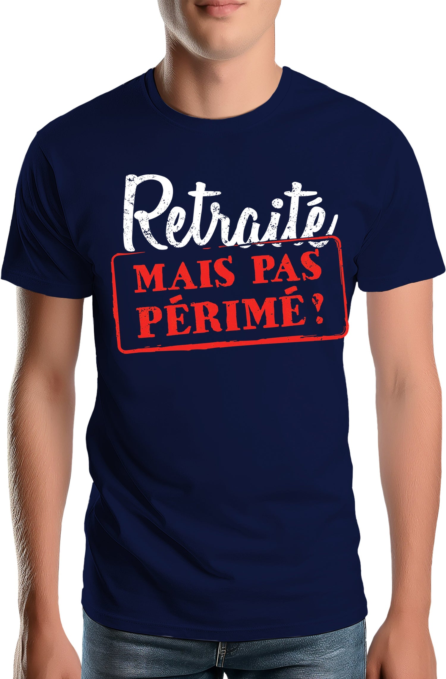 T-Shirt Homme Retraité mais pas périmé