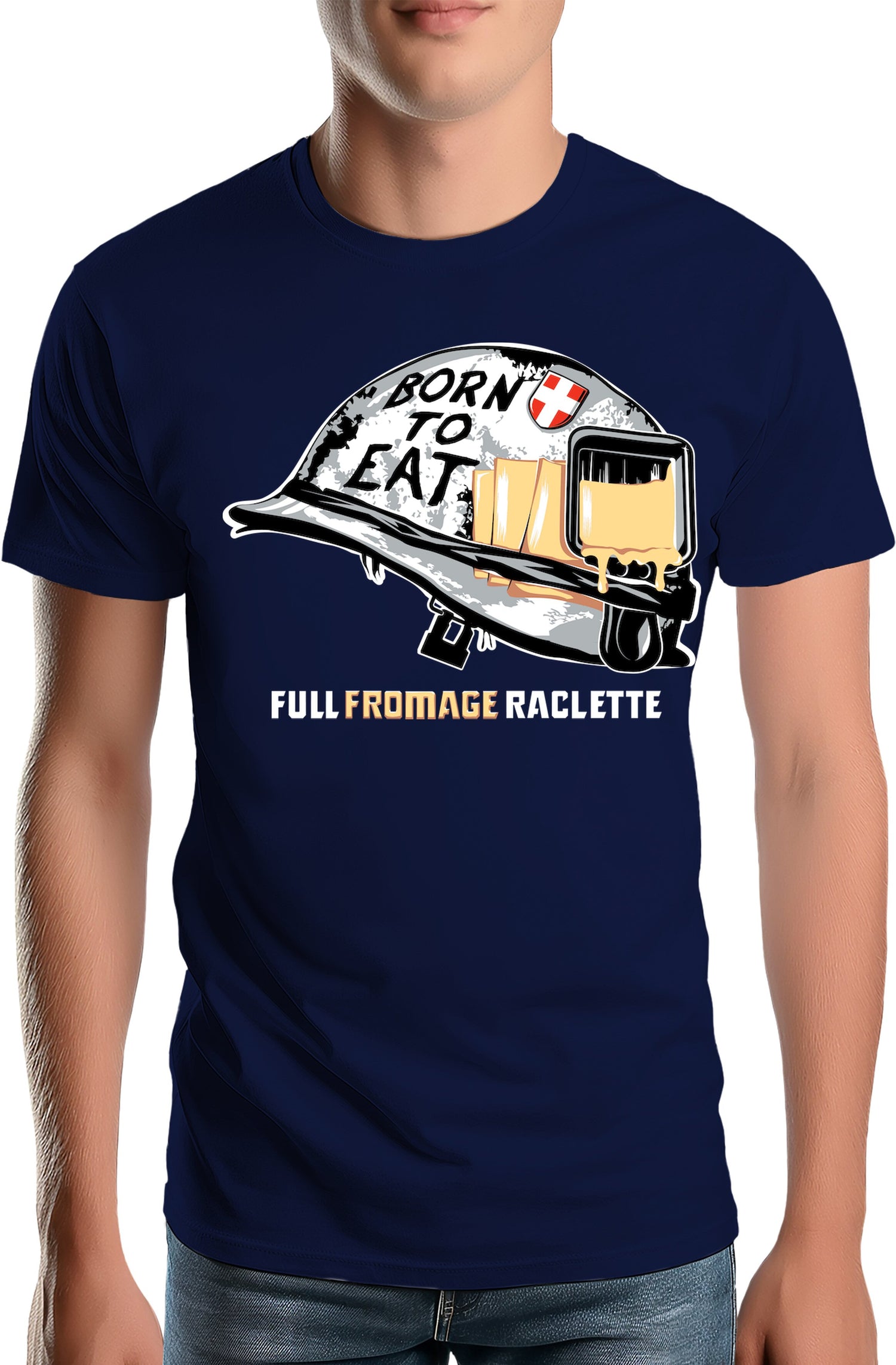 T-Shirt Homme Full fromage raclette
