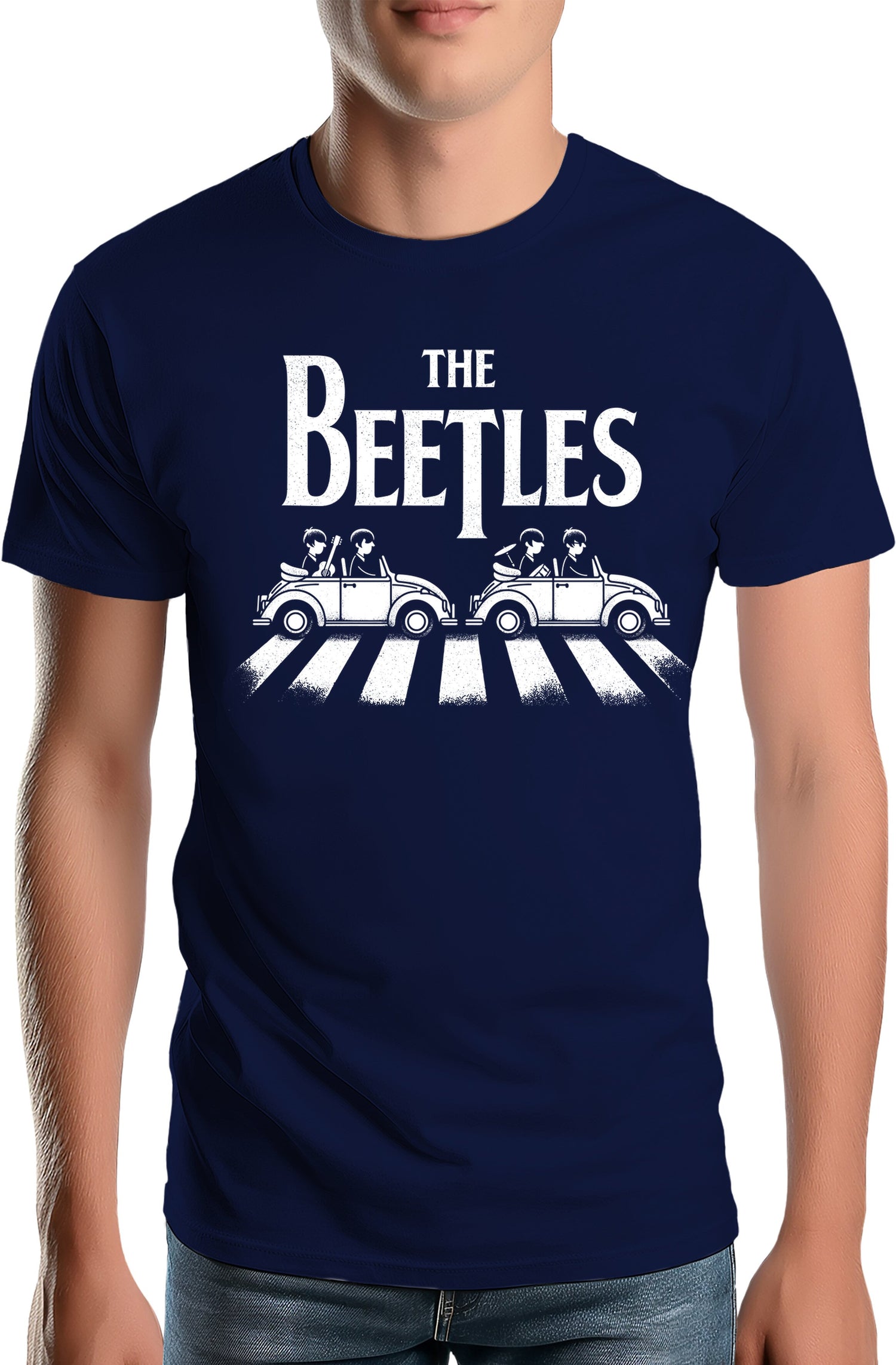 T-Shirt Homme The beetles, coccinelle qui traverse