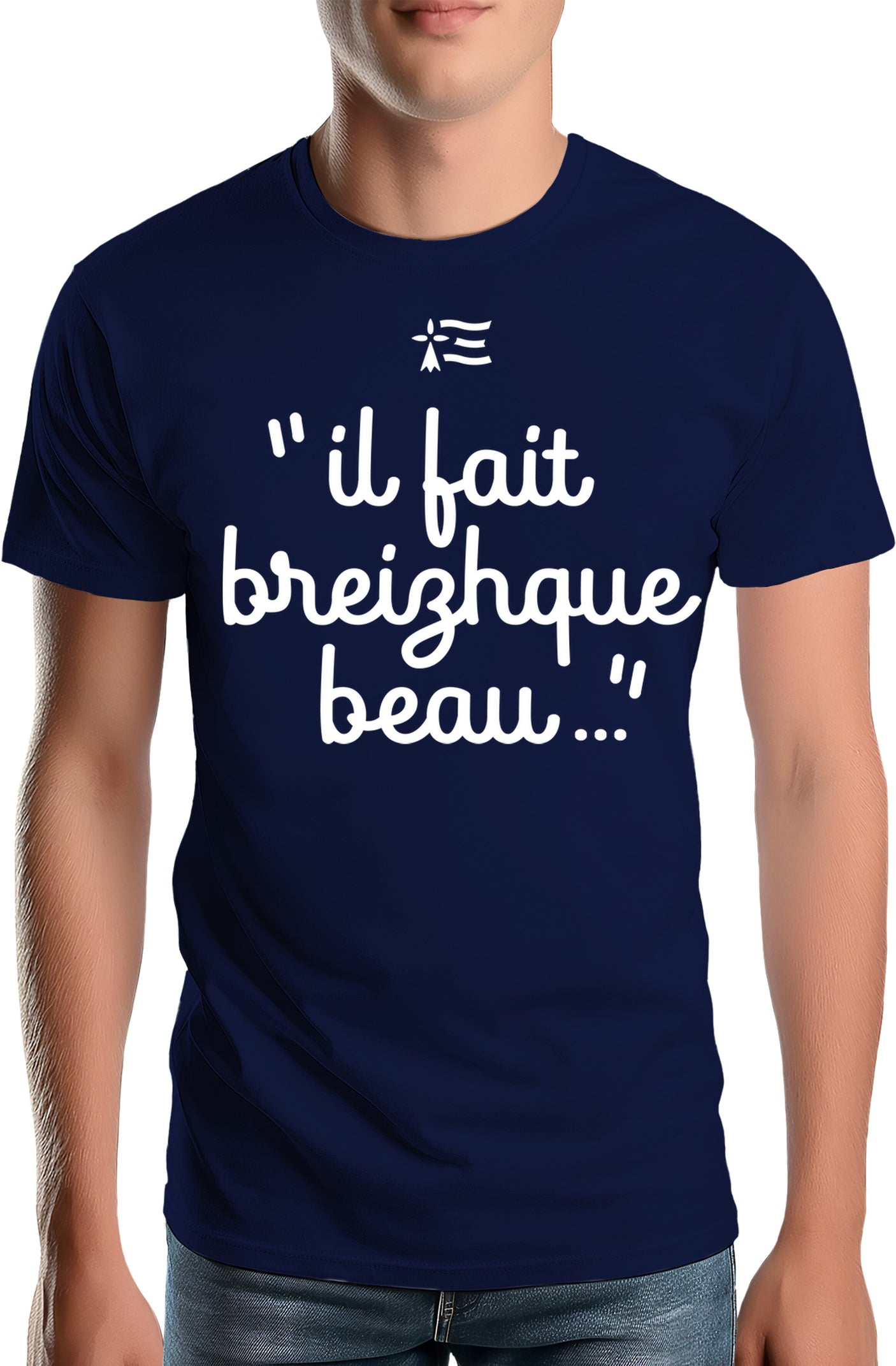 T-Shirt Homme Il fait breizh que beau