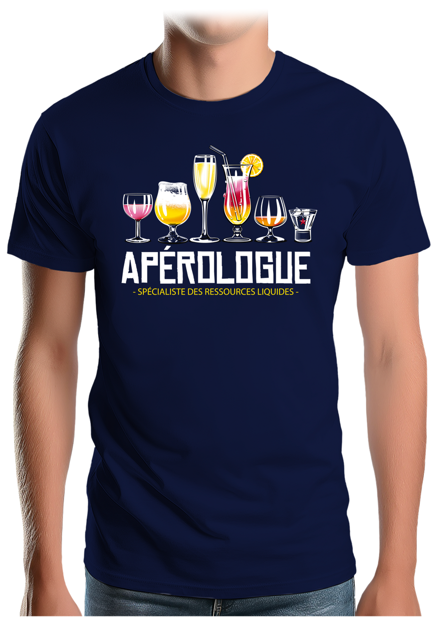 T-Shirt Homme Alcool, le spécialiste de l'apéro
