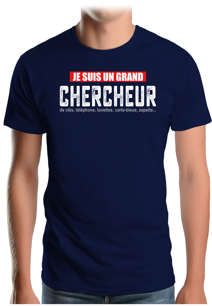 T-Shirt Homme Je suis un grand chercheur à la retraite
