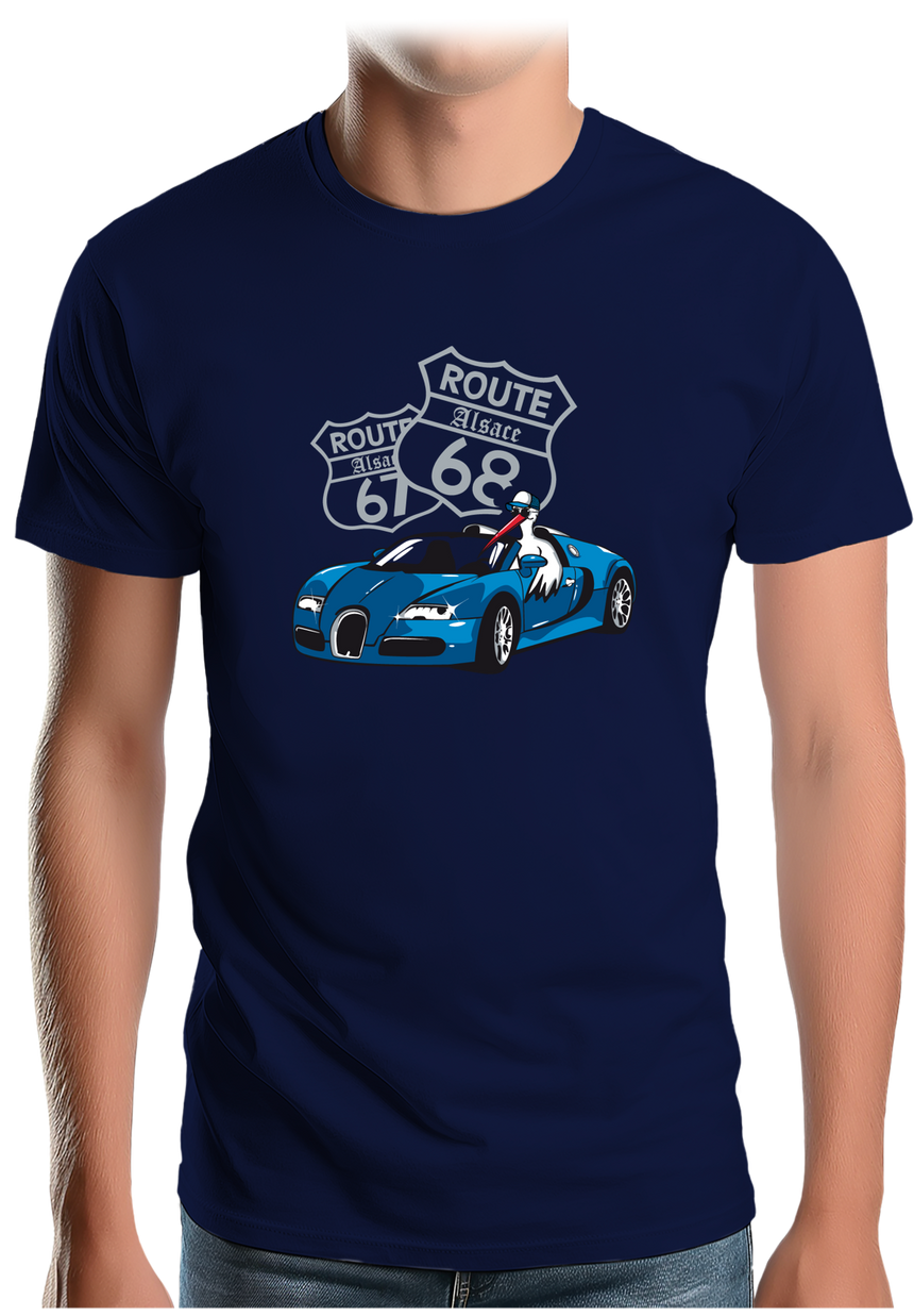 T-Shirt Homme La Route de Molsheim