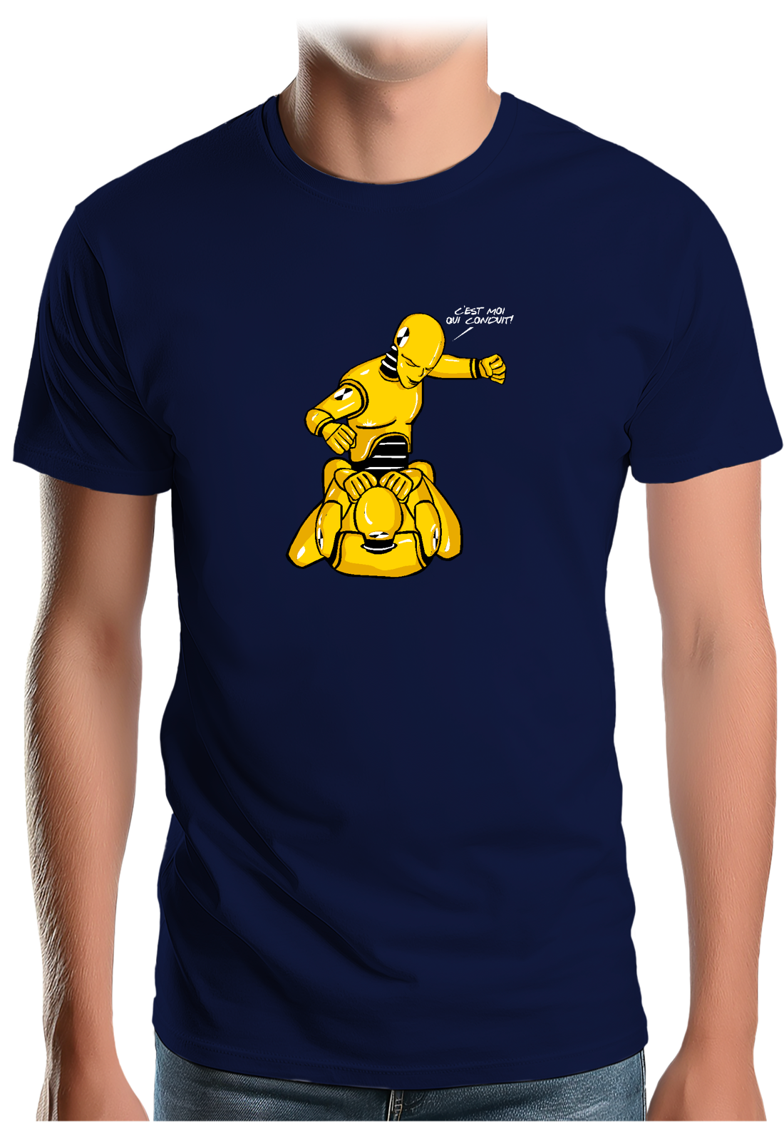 T-Shirt Homme Mannequin crash test qui conduiras