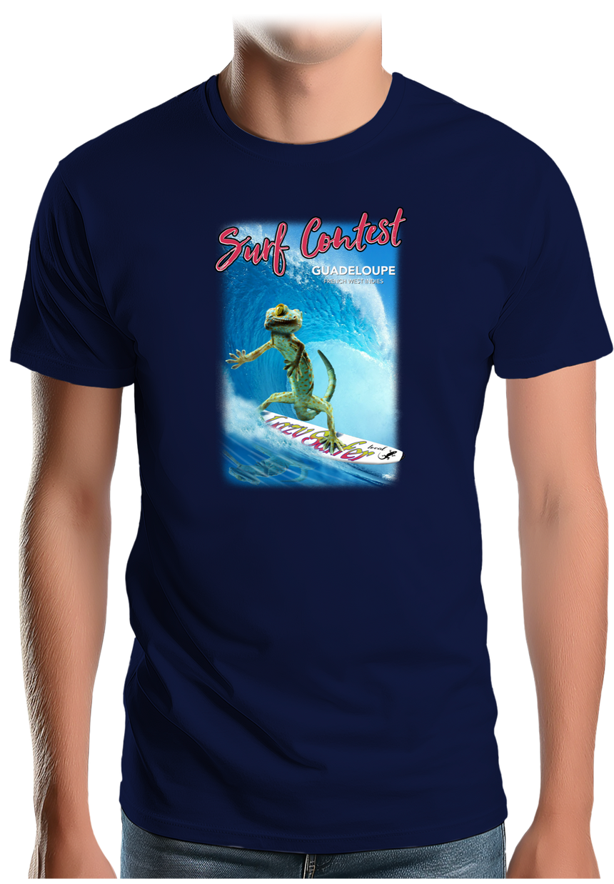 T-Shirt Homme Surf contest en Guadeloupe