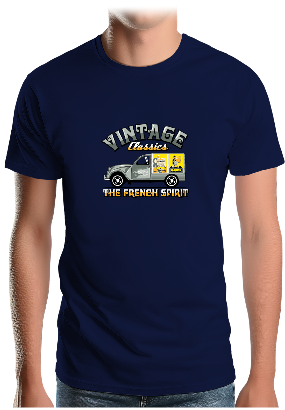 T-Shirt Homme Deuch french spirit d'alcool d'anis