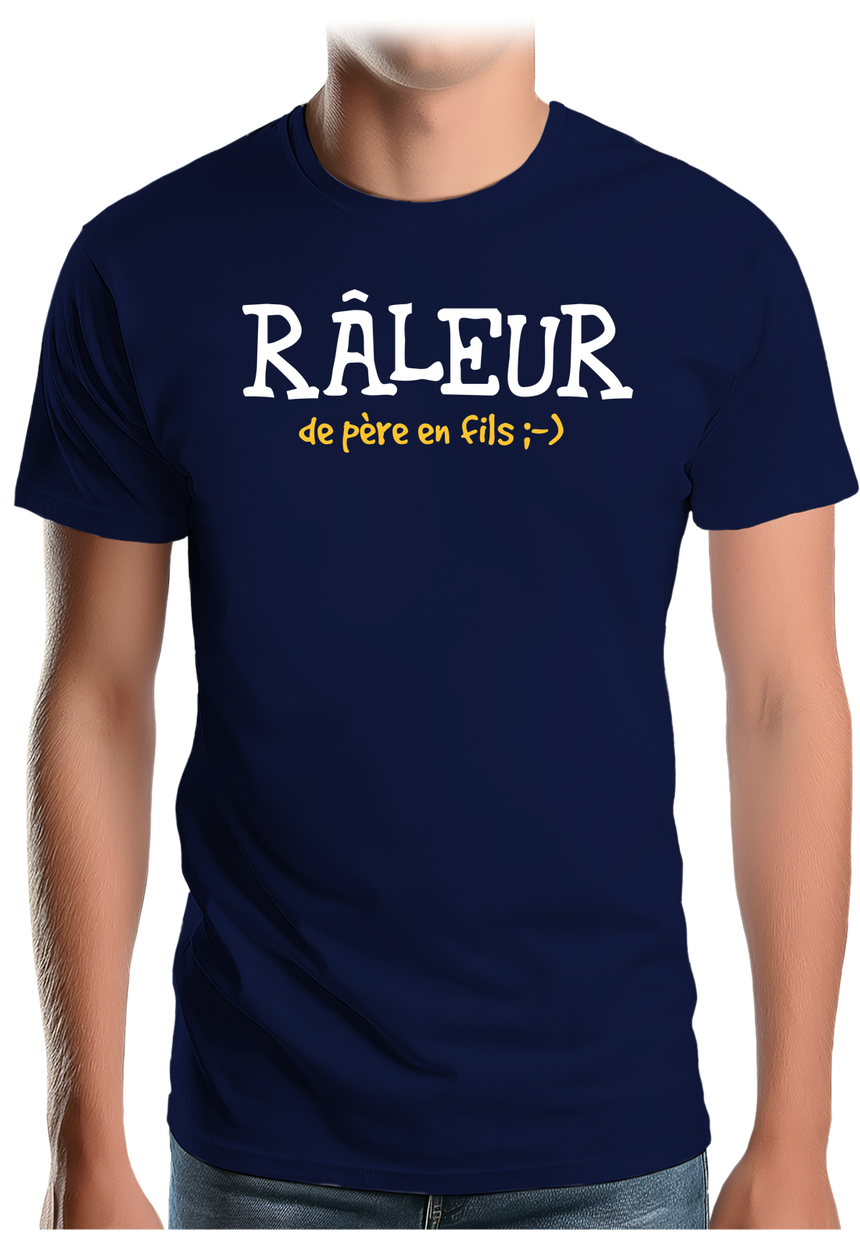 T-Shirt Homme Râleur de père en fils