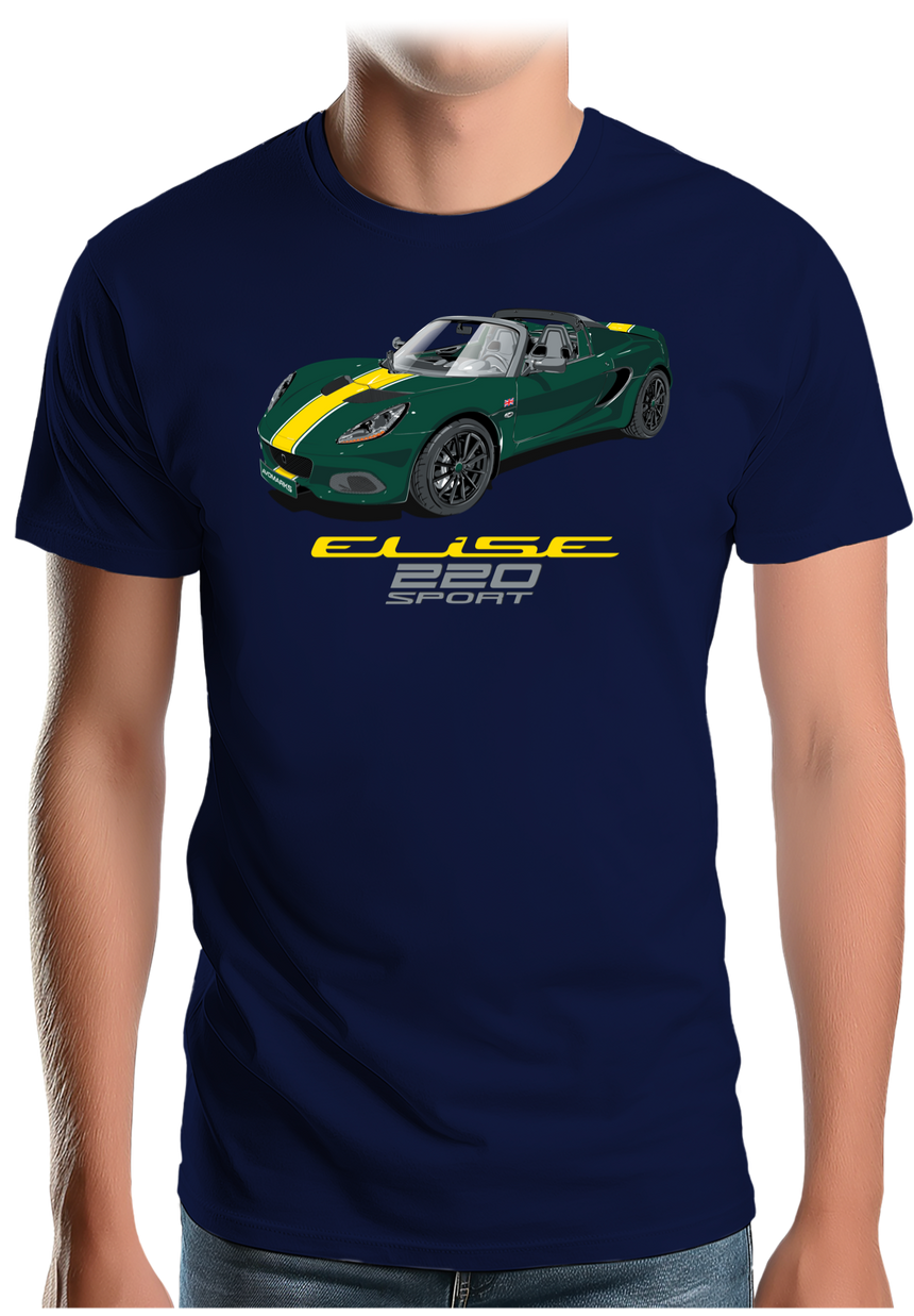 T-Shirt Homme Voiture Elise 220 Sport british