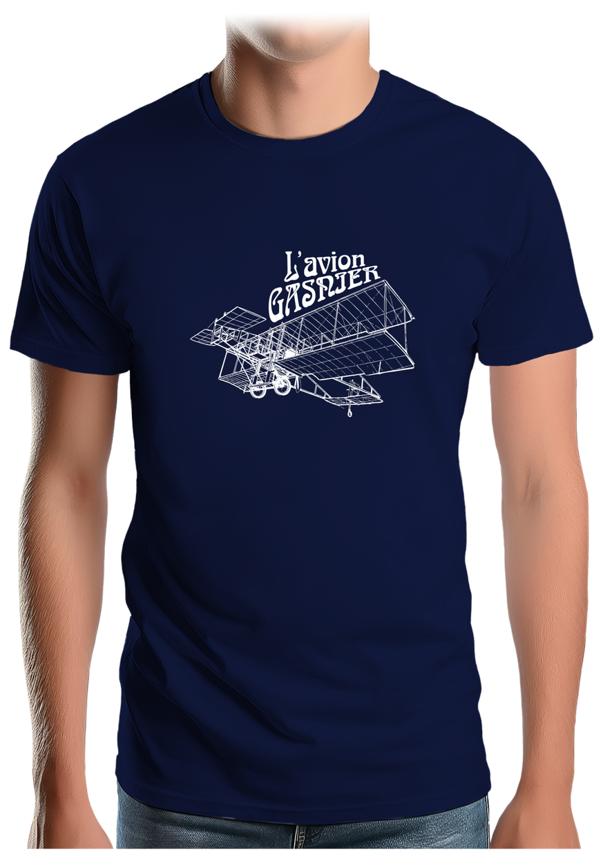 T-Shirt Homme Avion Rene Gasnier