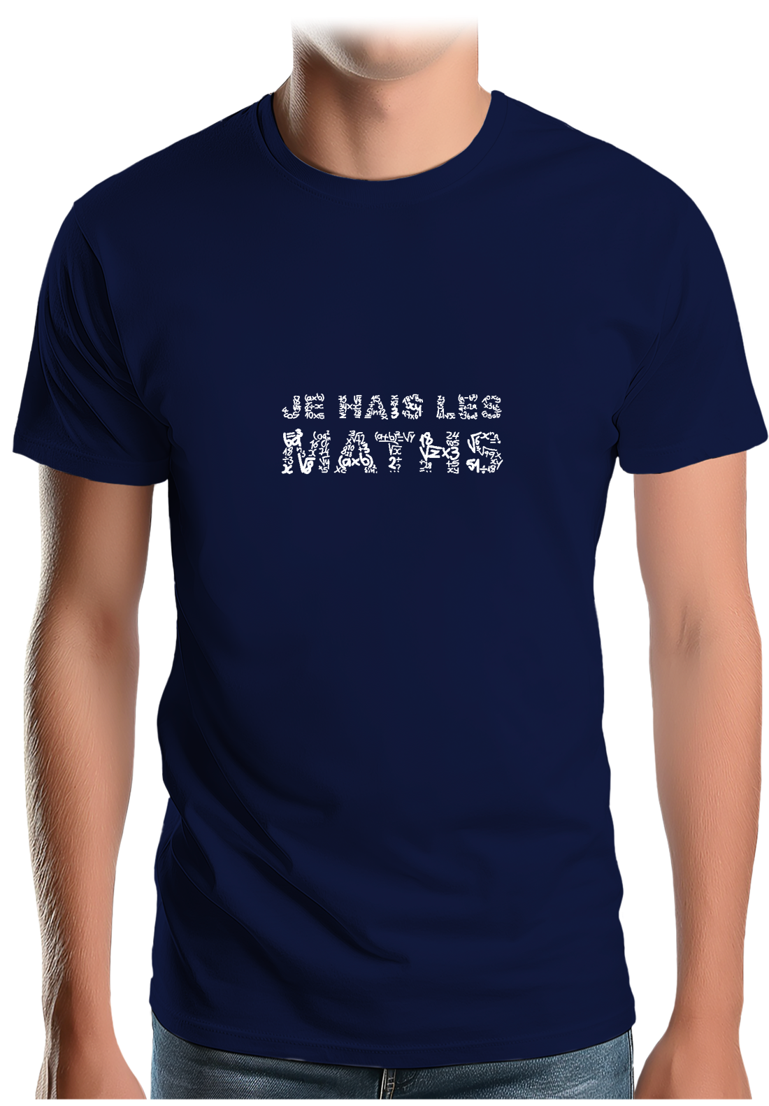T-Shirt Homme Je Hais Les Maths