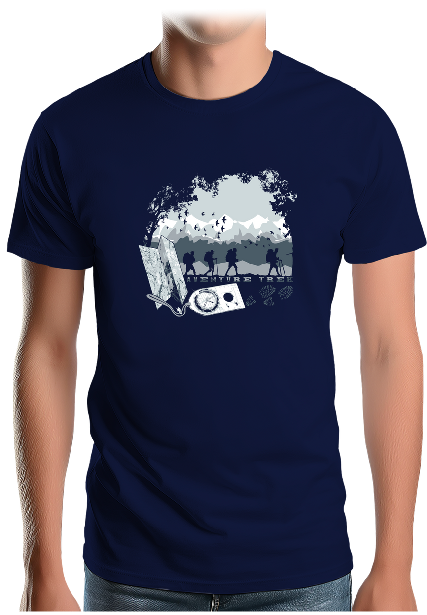 T-Shirt Homme Trek Aventure, la randonnée