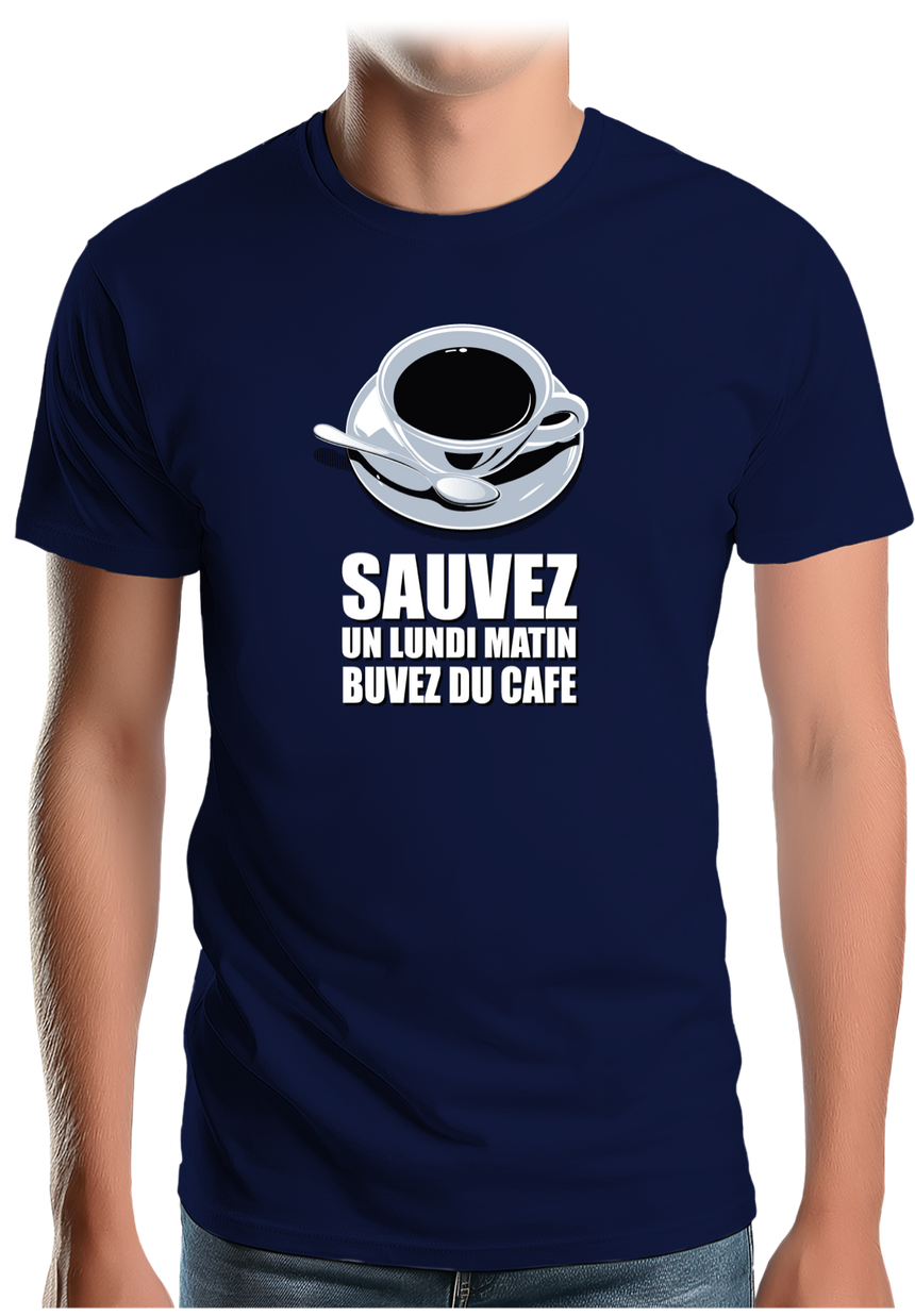 T-Shirt Homme Sauvez un lundi matin