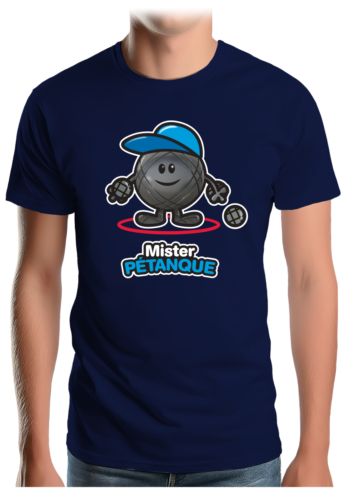 T-Shirt Homme Mister pétanque