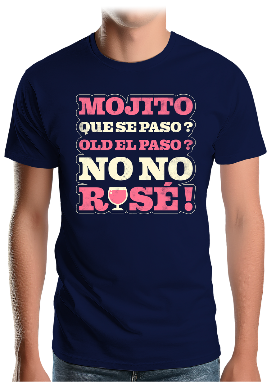 T-Shirt Homme Que se paso ? No no rosé