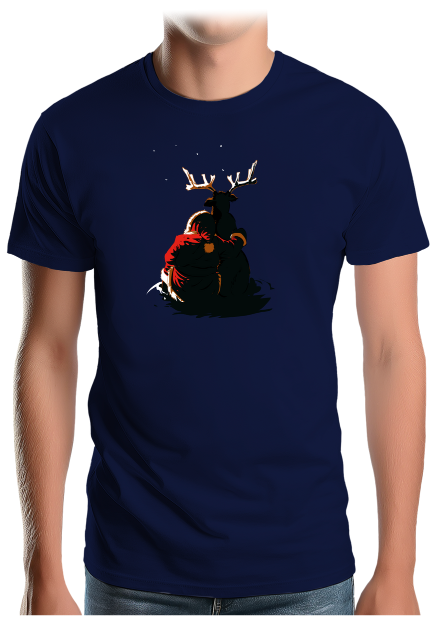 T-Shirt Homme Renne De Noël