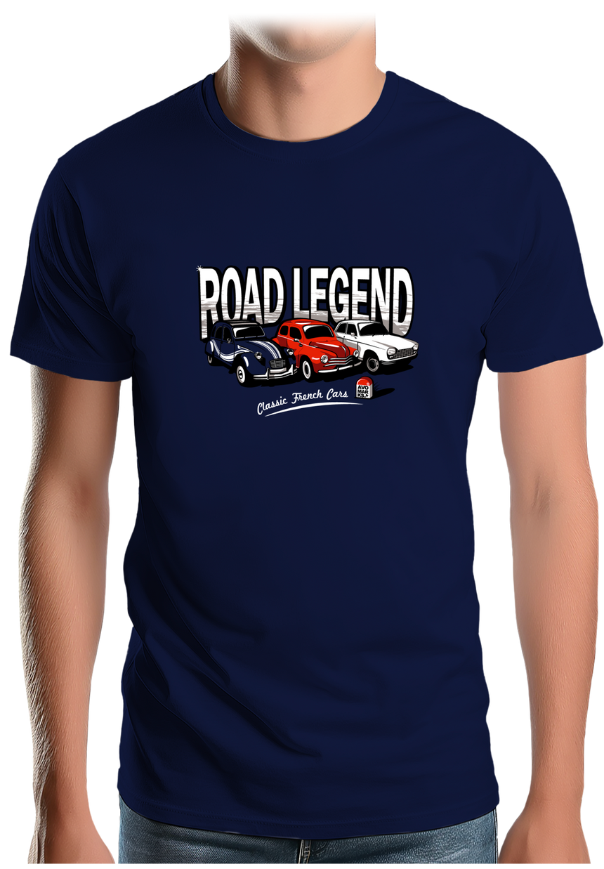 T-Shirt Homme Voiture Road Legend