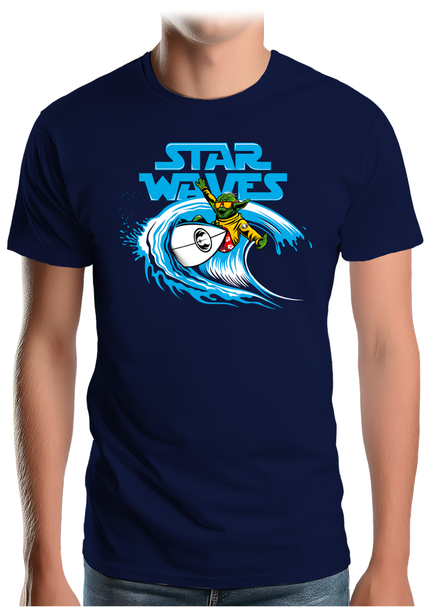 T-Shirt Homme Star waves surf