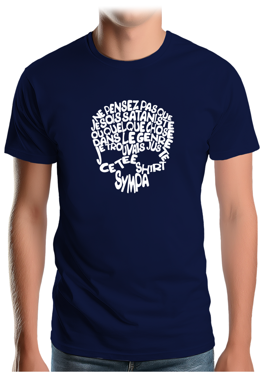 T-Shirt Homme Subliminable tête de mort