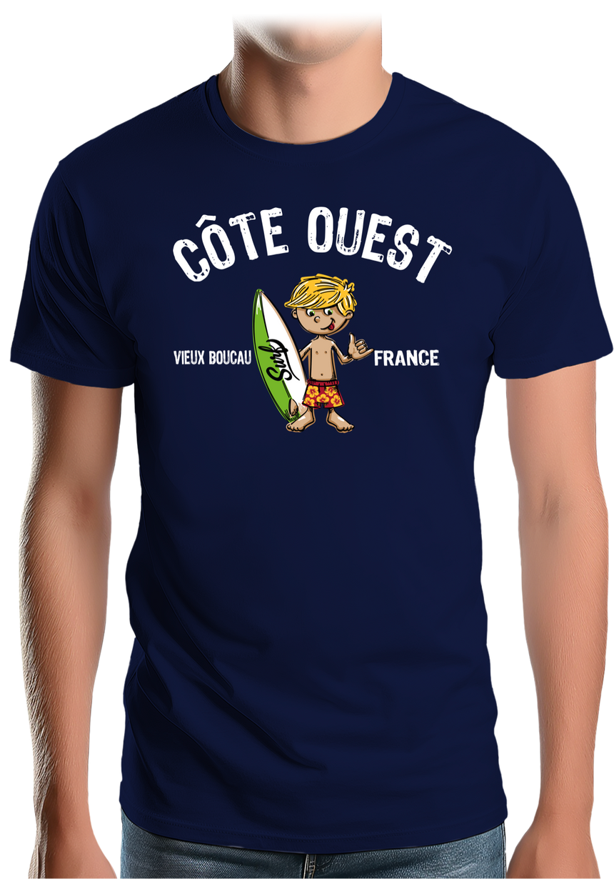T-Shirt Homme Petit surfeur personnalisé