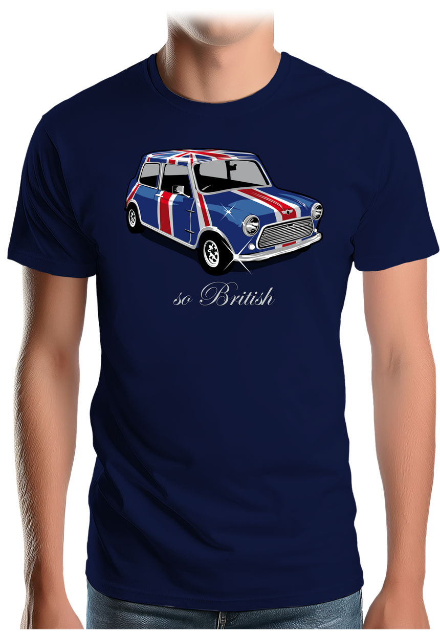 T-Shirt Homme Voiture So British Mini Anglaise