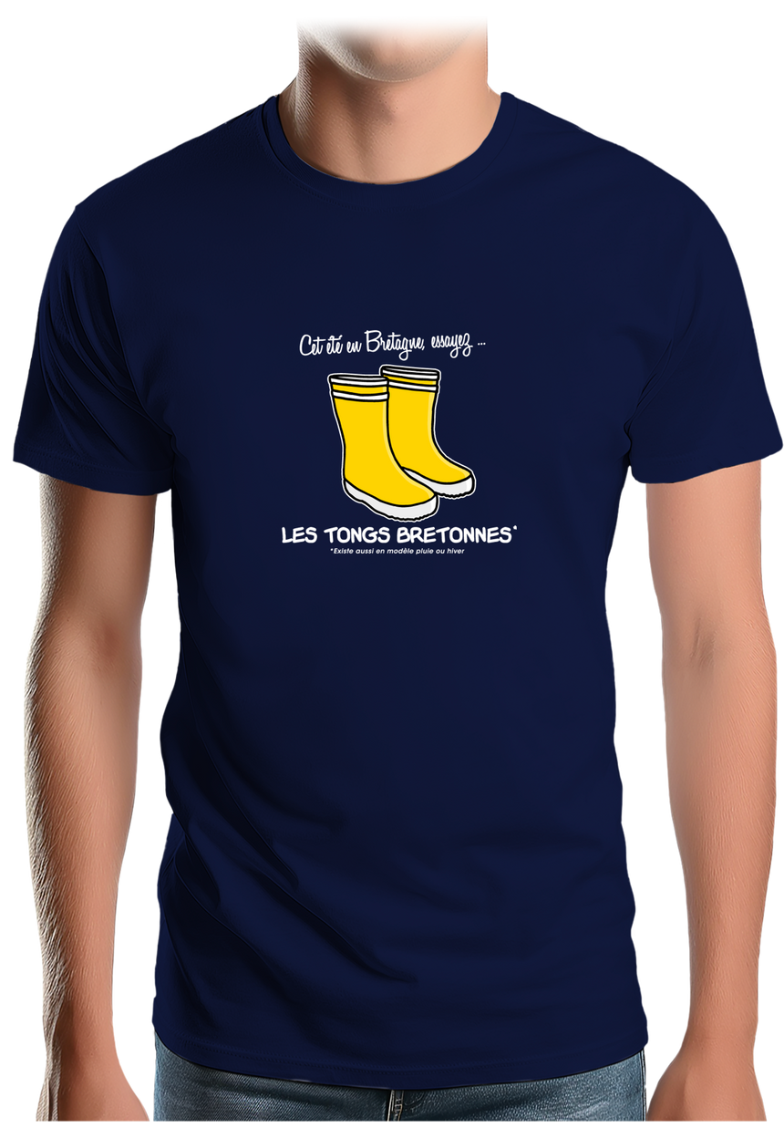 T-Shirt Homme Les Tongs Bretonnes