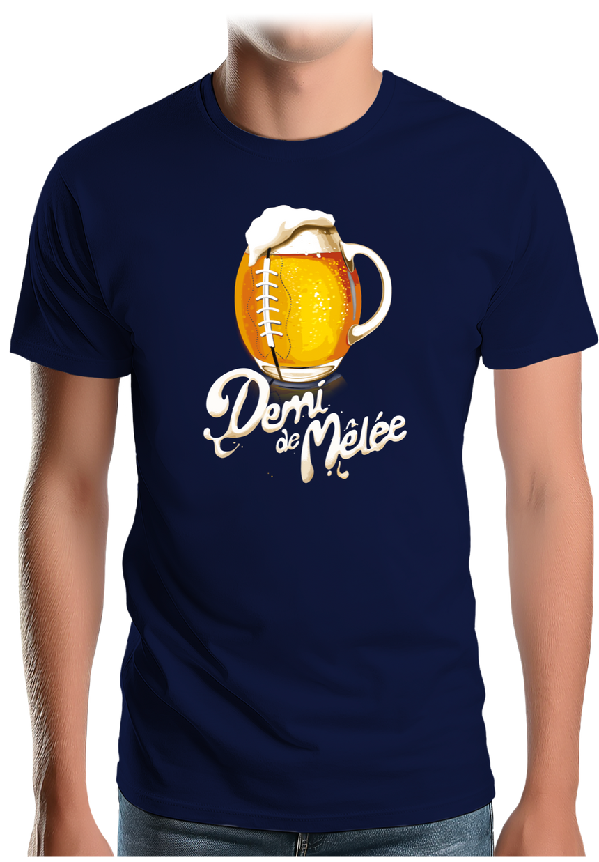 T-Shirt Homme La bière des rugbyman demi de mêlée