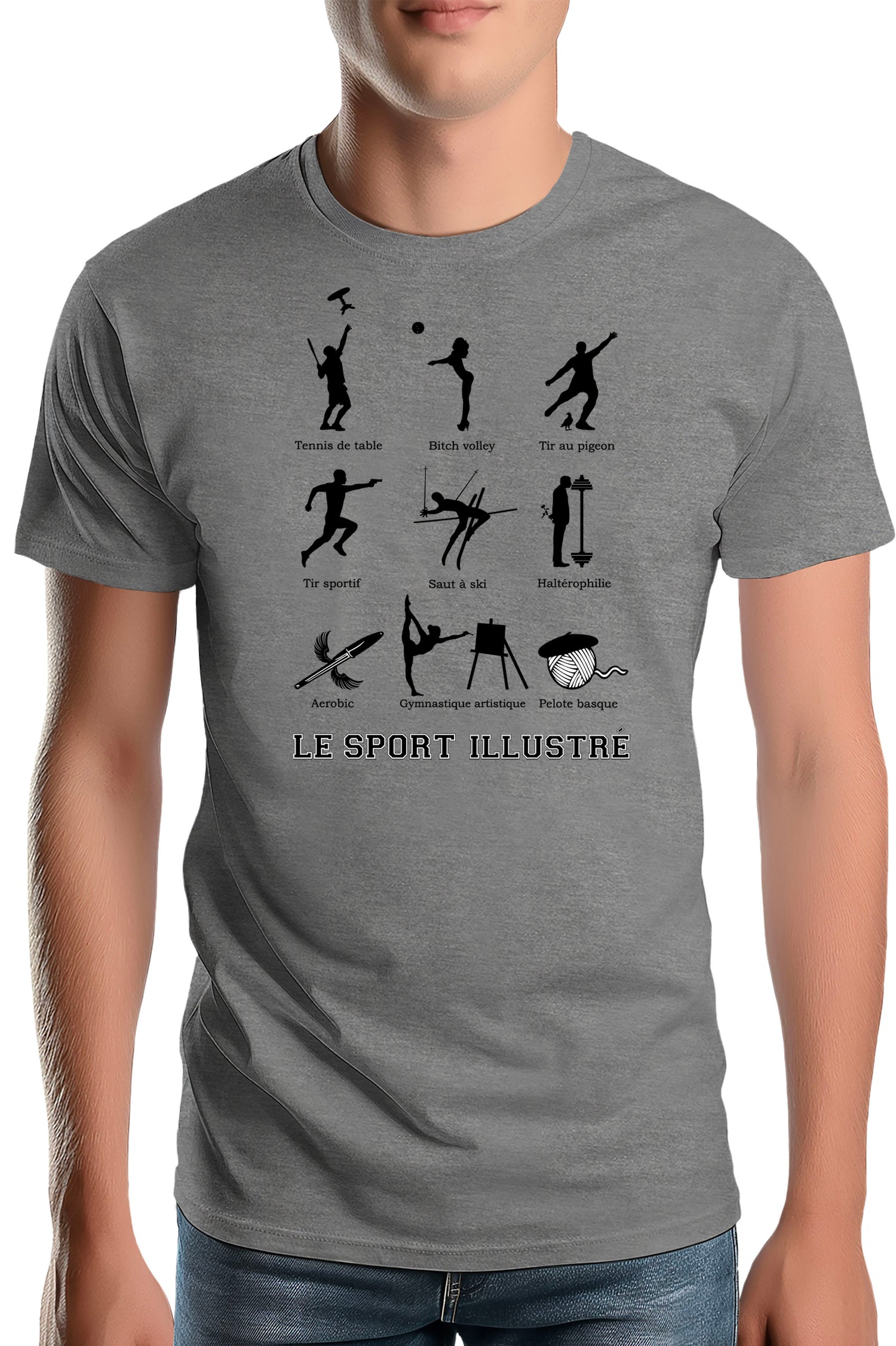 T-Shirt Homme Sport Illustré