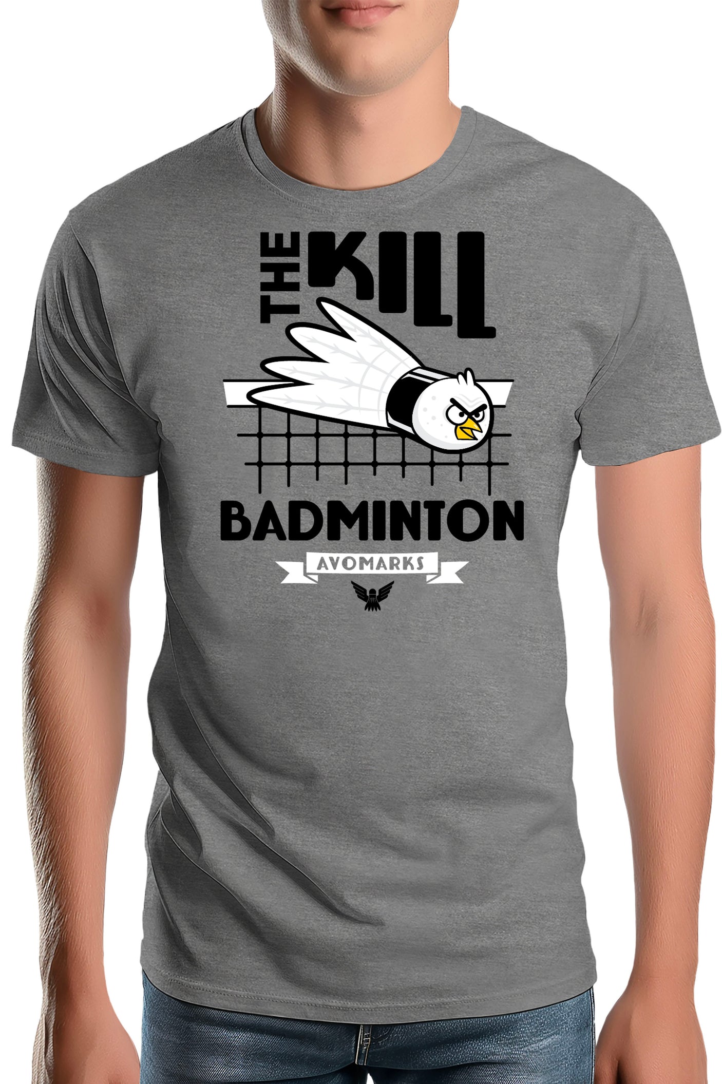 T-Shirt Homme Kill Badminton