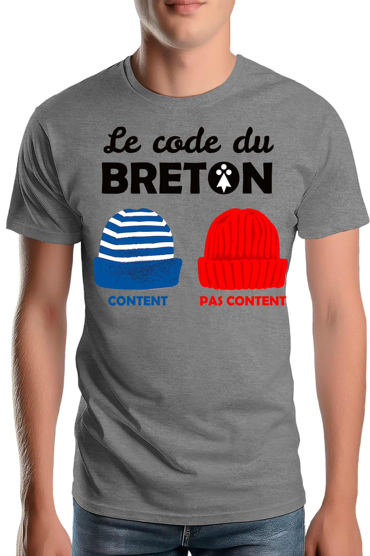 T-Shirt Homme Le code du Breton