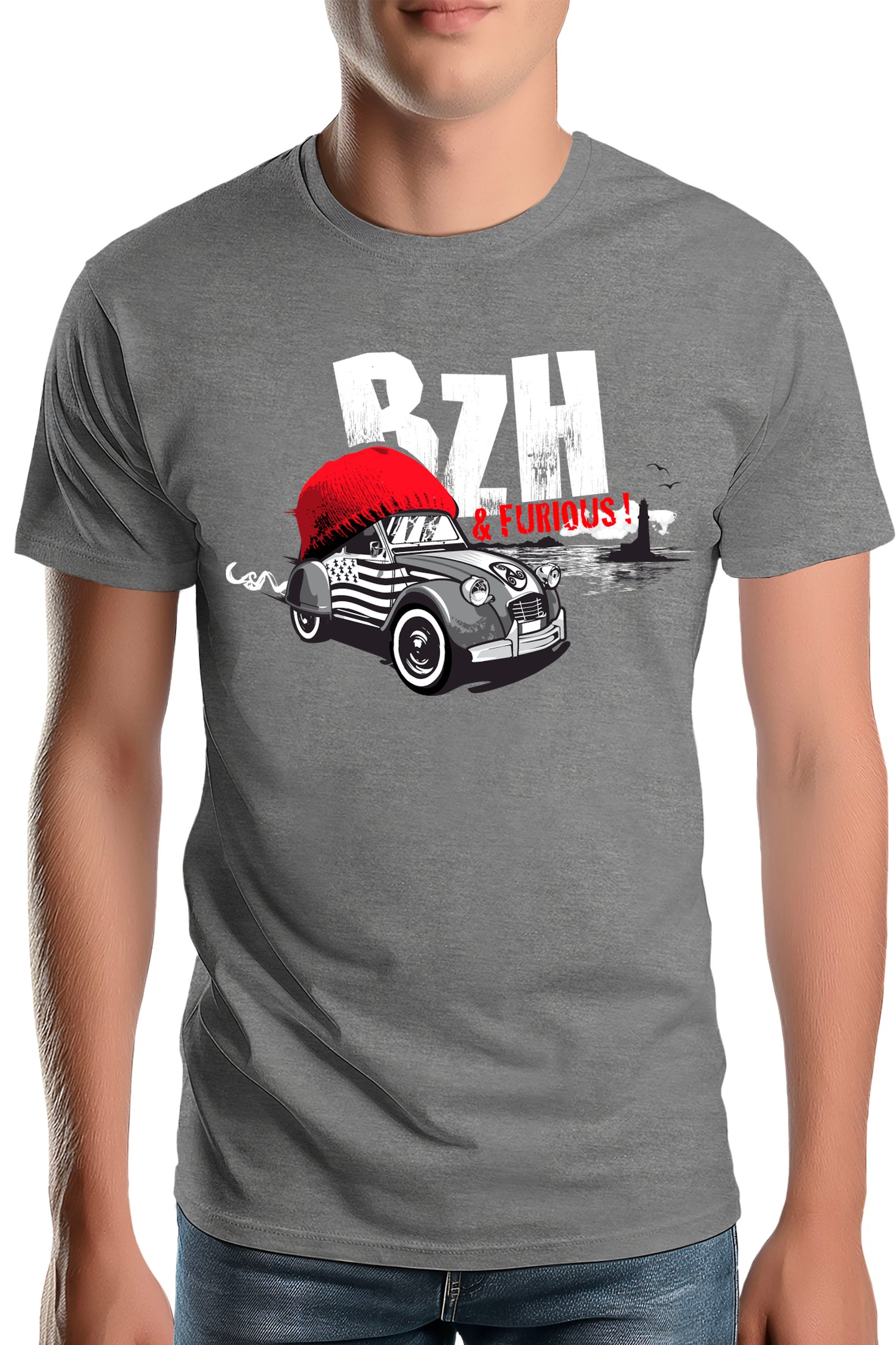 T-Shirt Homme La deuch de Bretagne