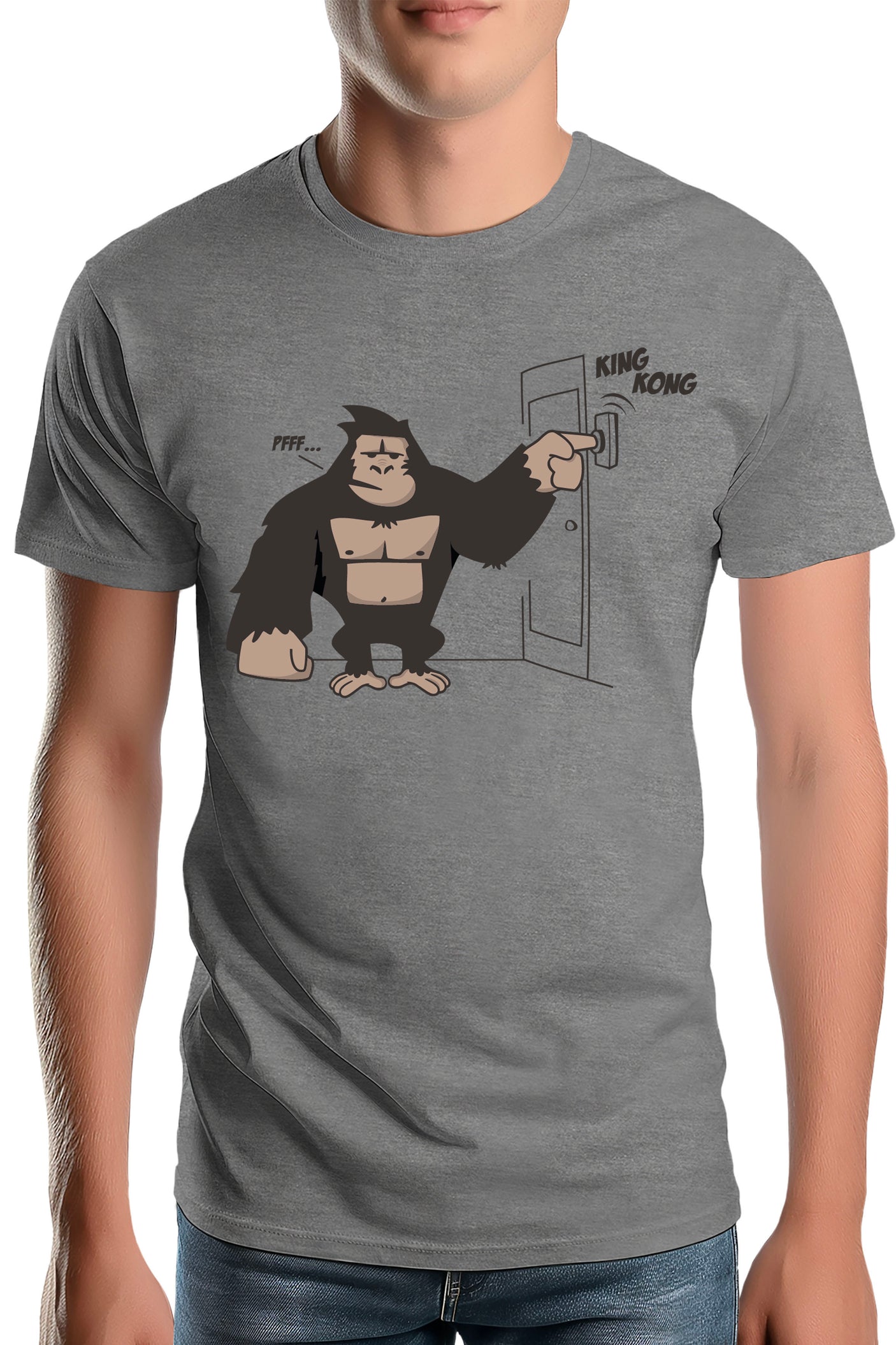T-Shirt Homme King Kong sonnette