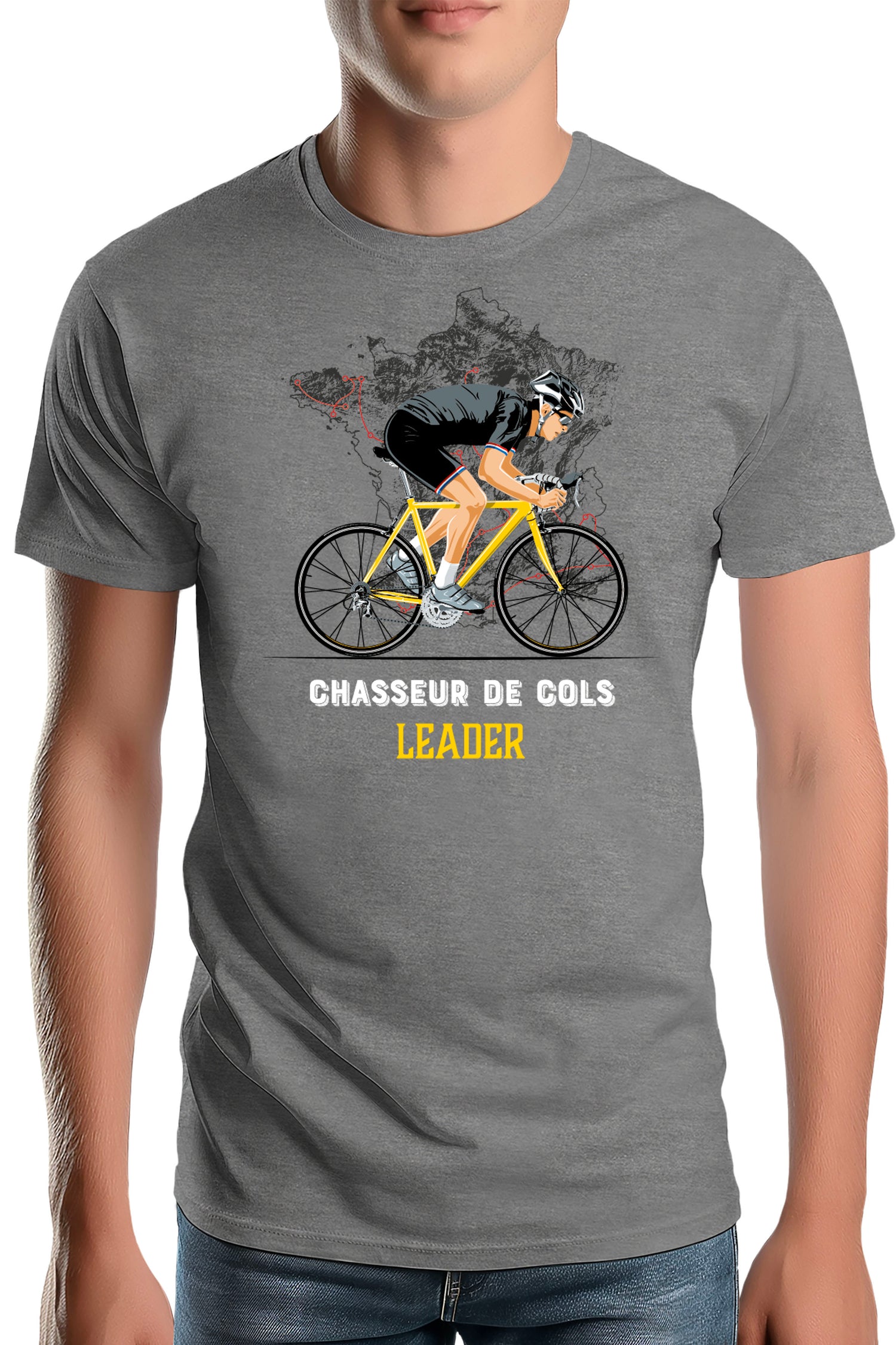 T-Shirt Homme Le maillot jaune leader