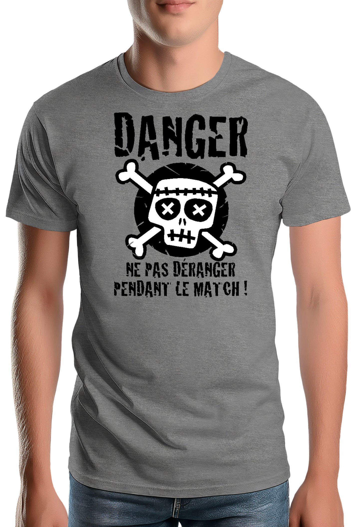 T-Shirt Homme Danger match ne pas déranger