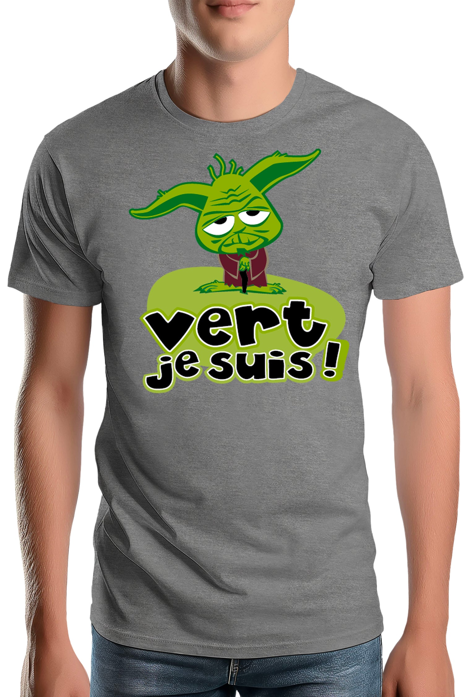 T-Shirt Homme Vert Je Suis
