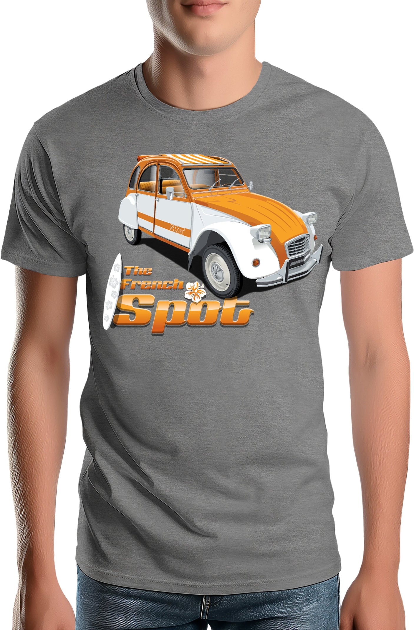 T-Shirt Homme The french spot 02 cv