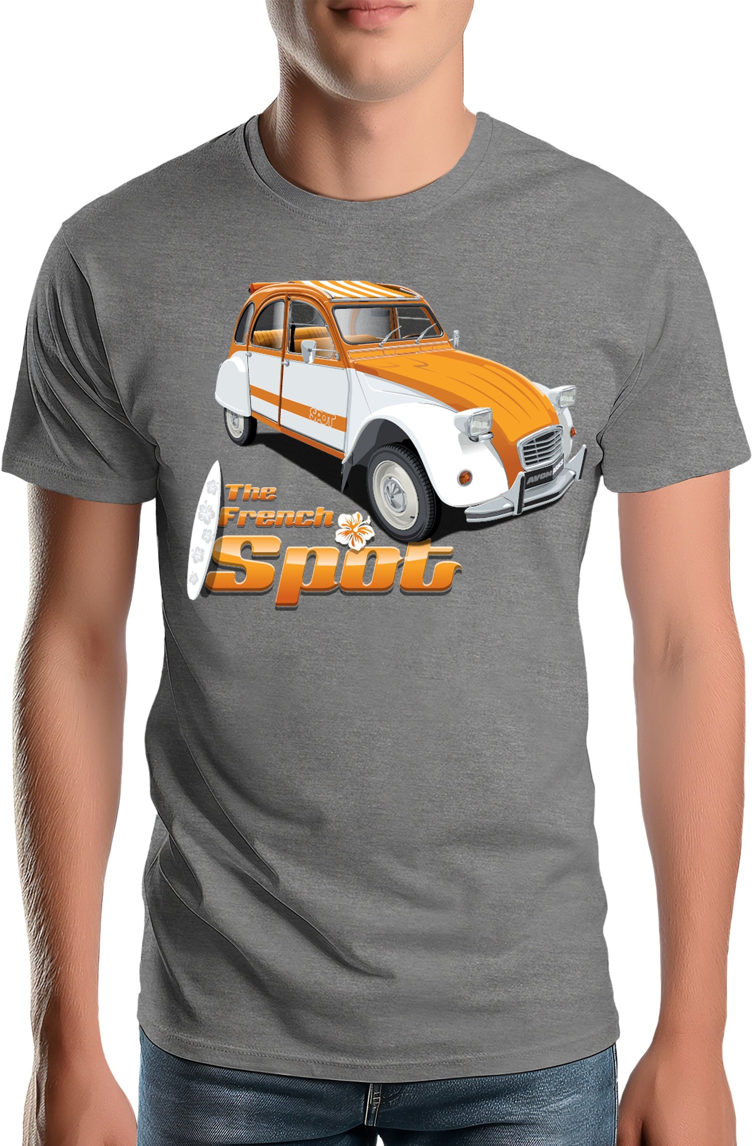 T-Shirt Homme The french spot 02 cv