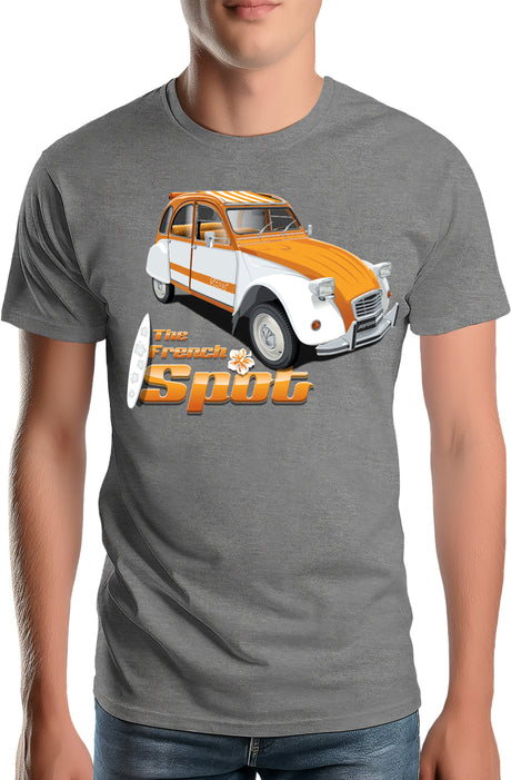 T-Shirt Homme The french spot 02 cv