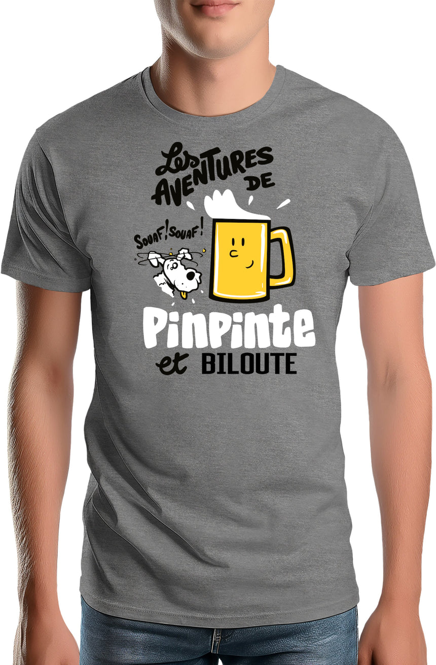 T-Shirt Homme Les aventures de Pinpinte et Biloute