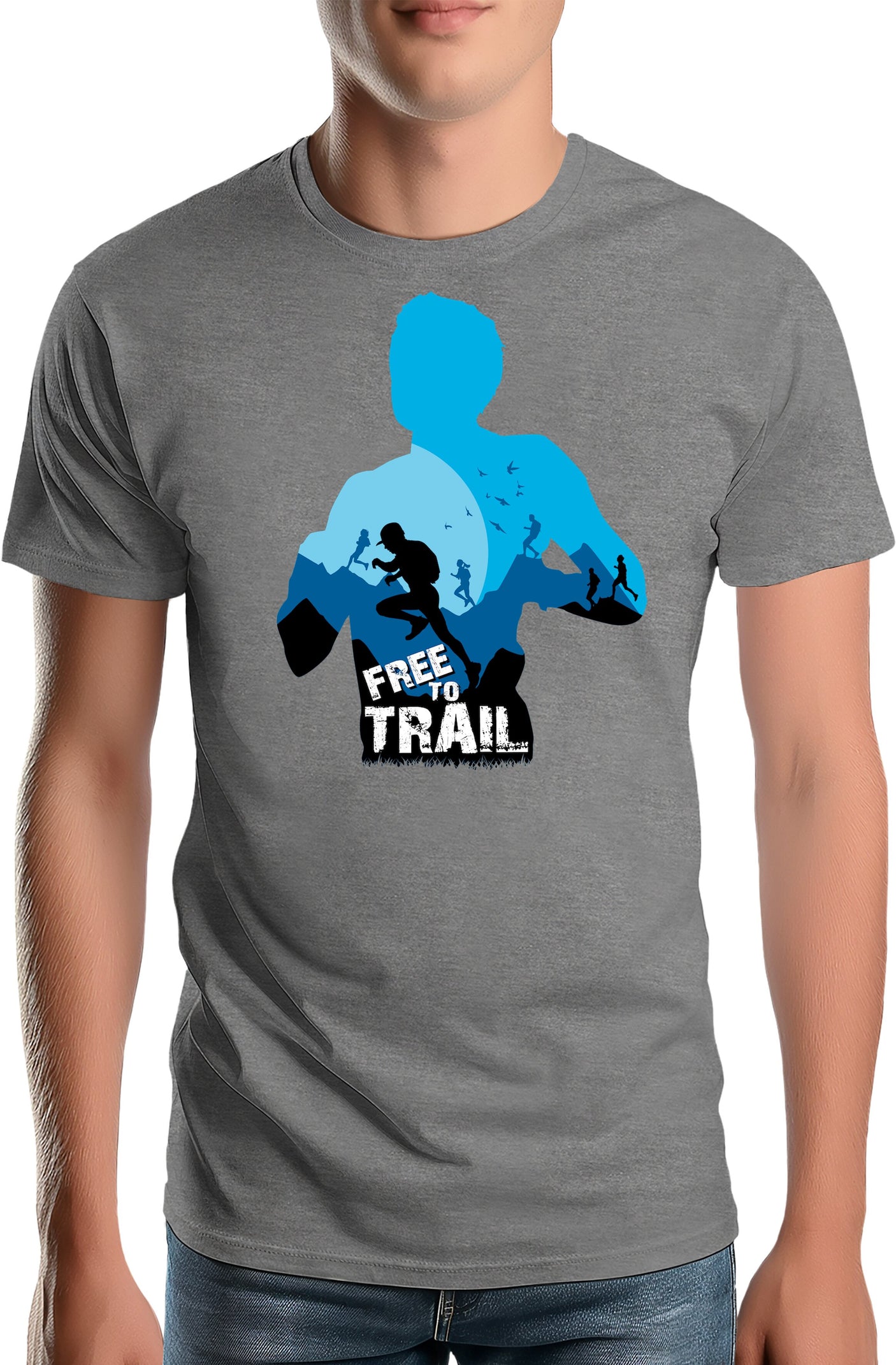 T-Shirt Homme Trail montagne