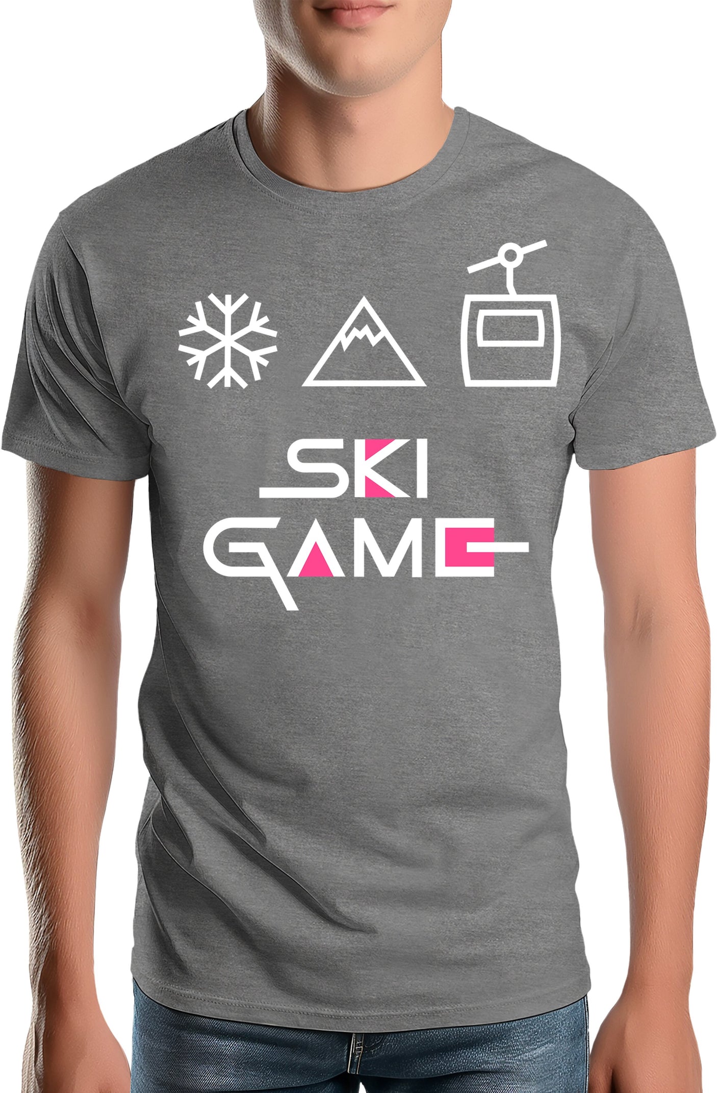 T-Shirt Homme Ski game