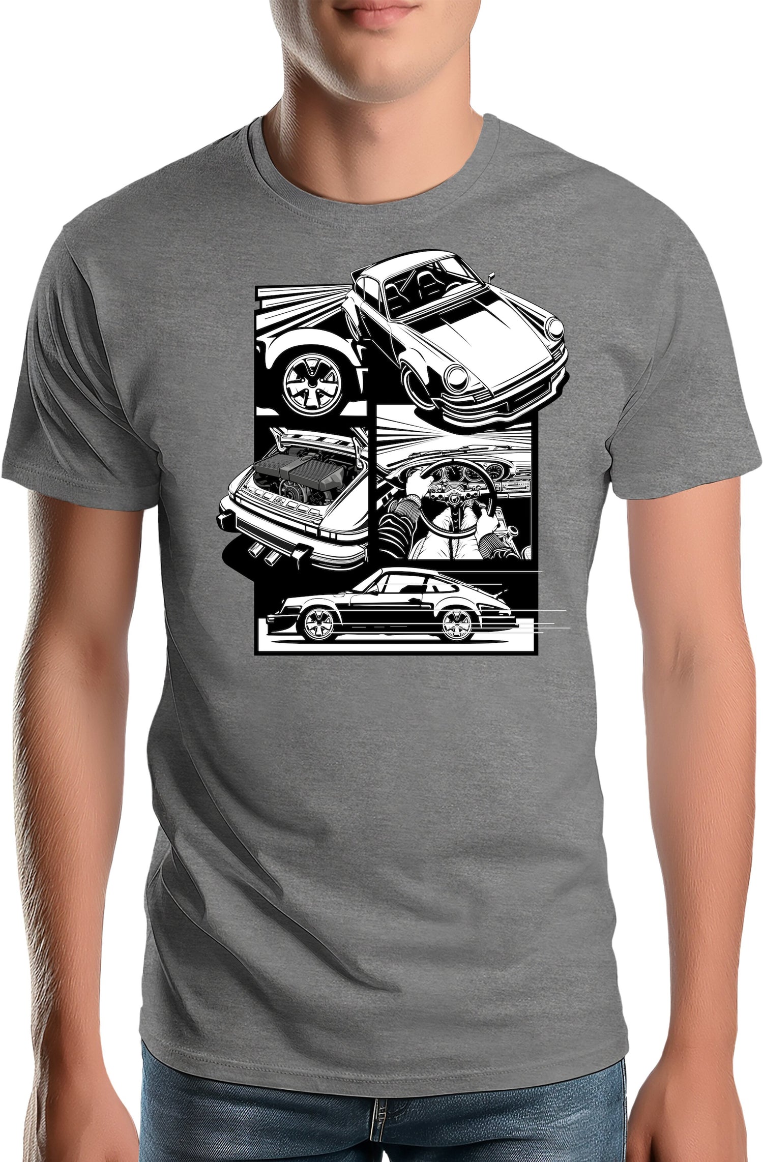 T-Shirt Homme 930 TURBO BANDE DESSINÉ