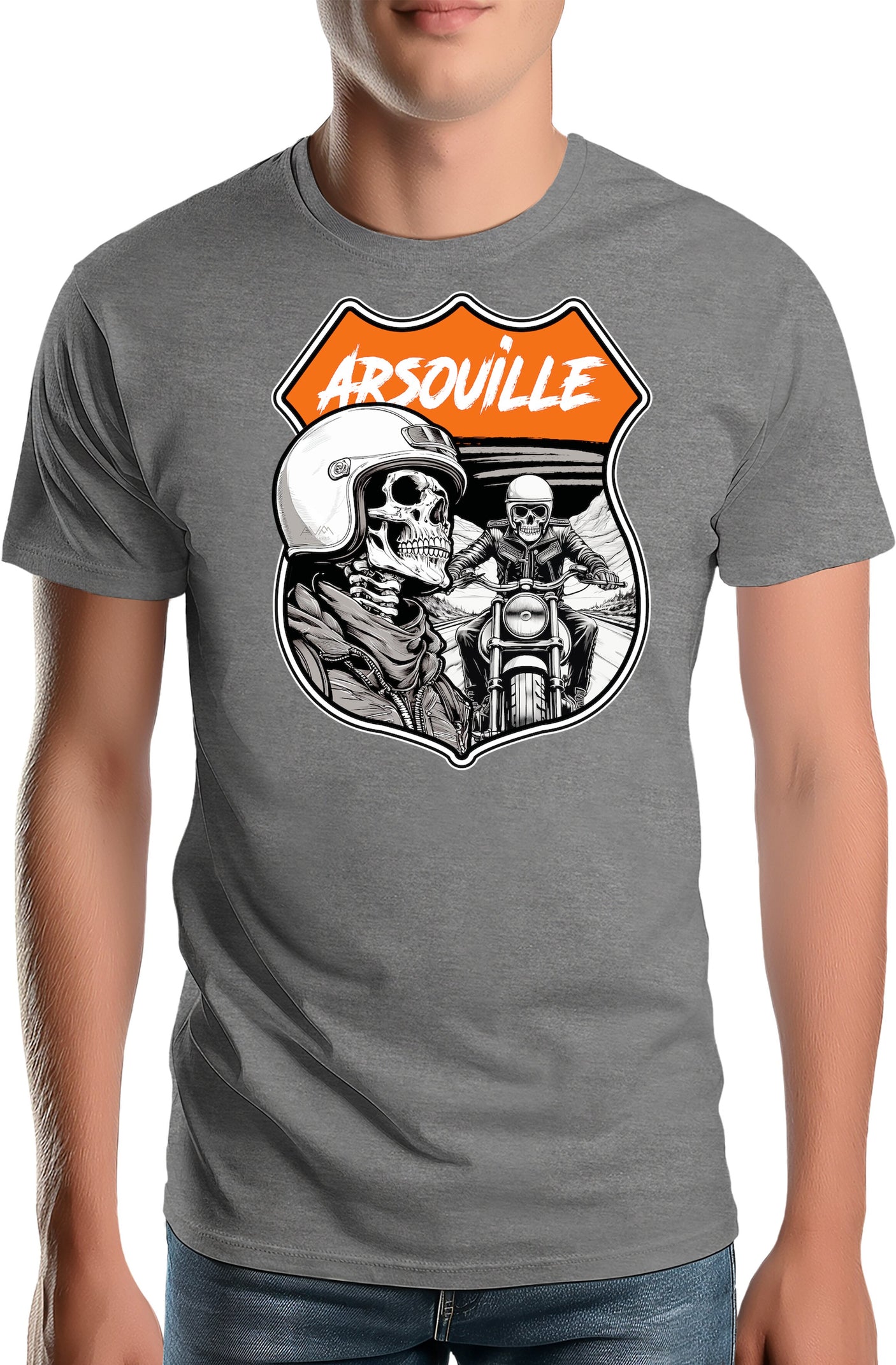 T-Shirt Homme Arsouille tête de mort