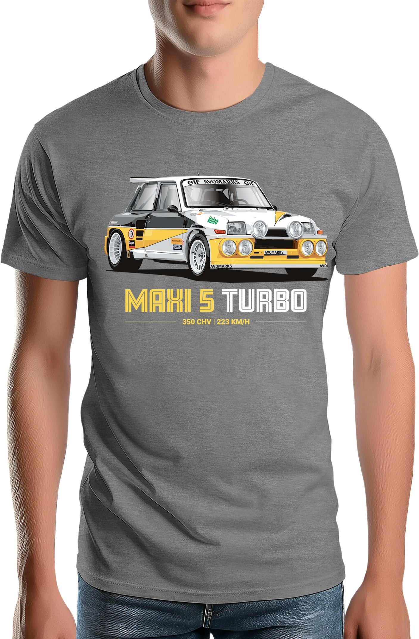 T-Shirt Homme Maxi 5 Turbo