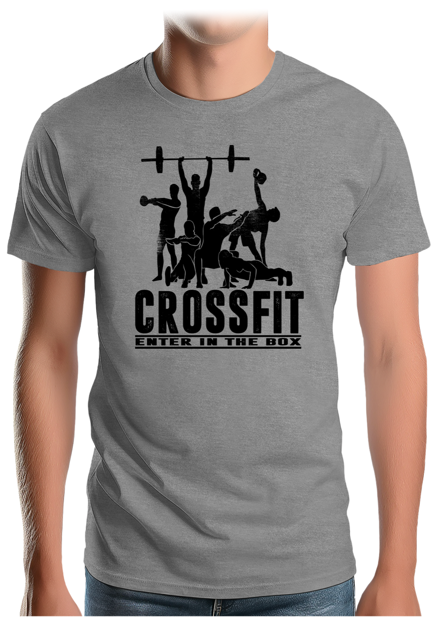 T-Shirt Homme Entrer dans le monde du Crossfit