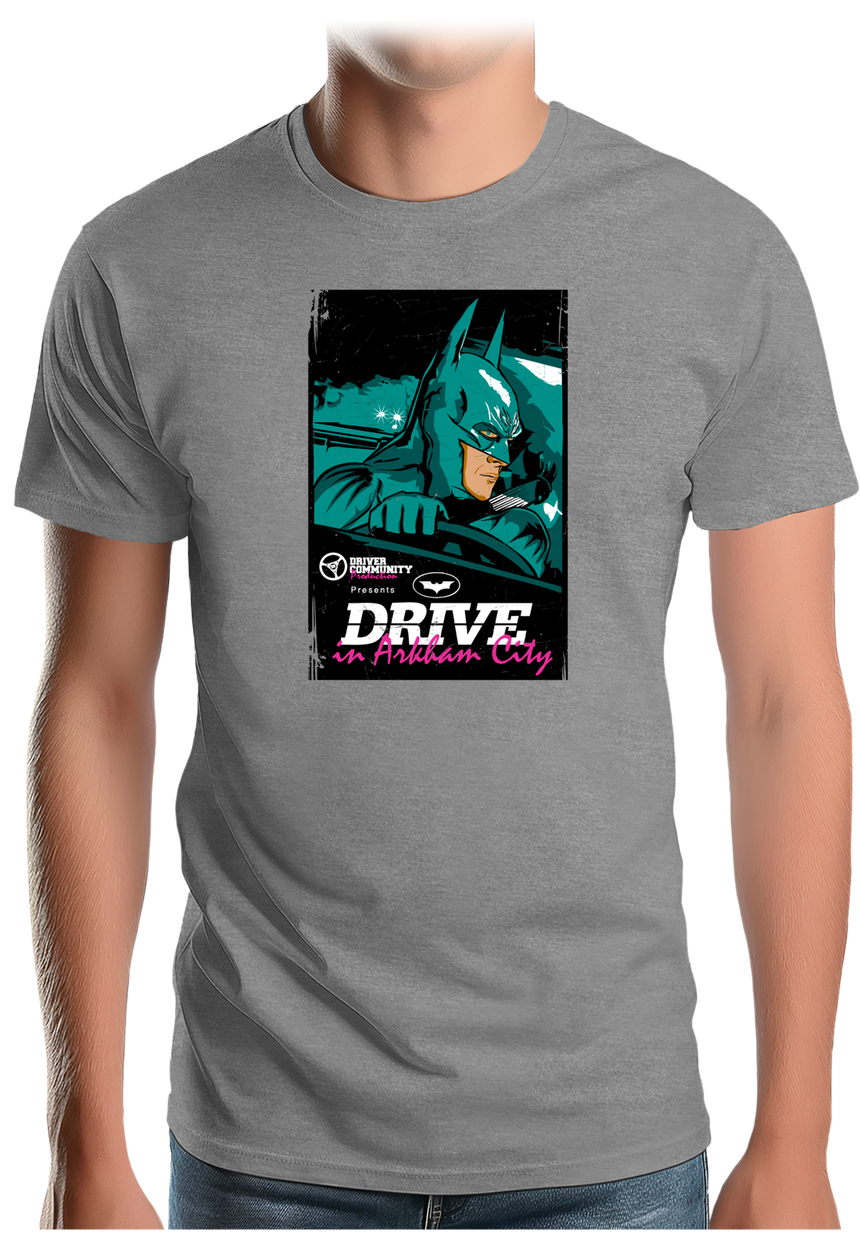 T-Shirt Homme Super héros Drive in Arkham City