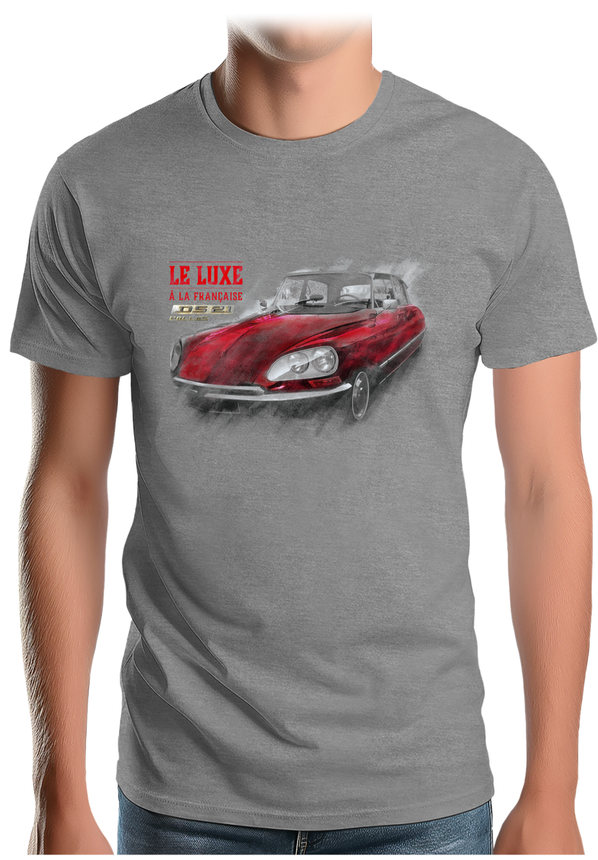 T-Shirt Homme Voiture Le luxe à la Française